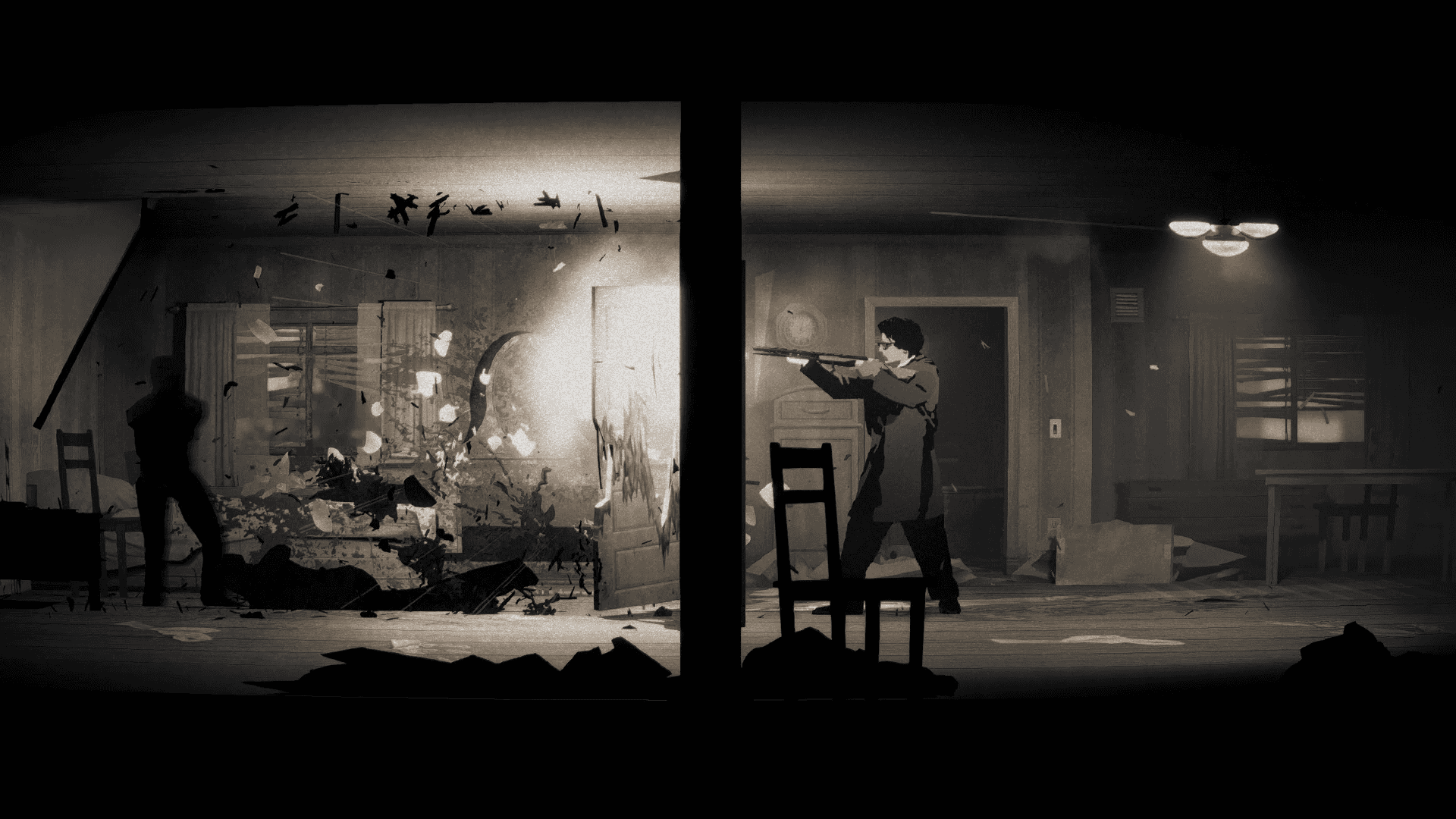 A screenshot of a combat encounter in Silver Pines