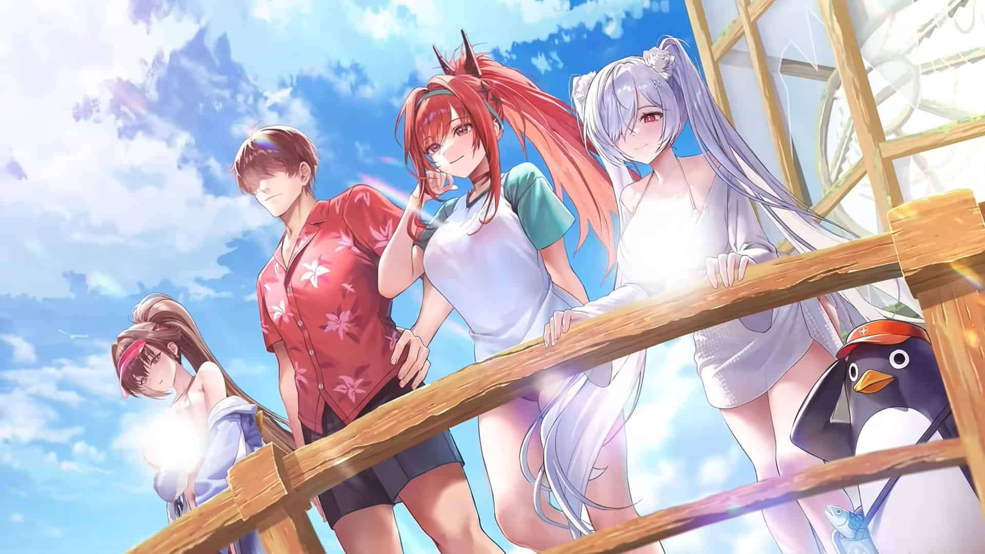 GODDESS OF VICTORY: NIKKE Wave to You event promotional art