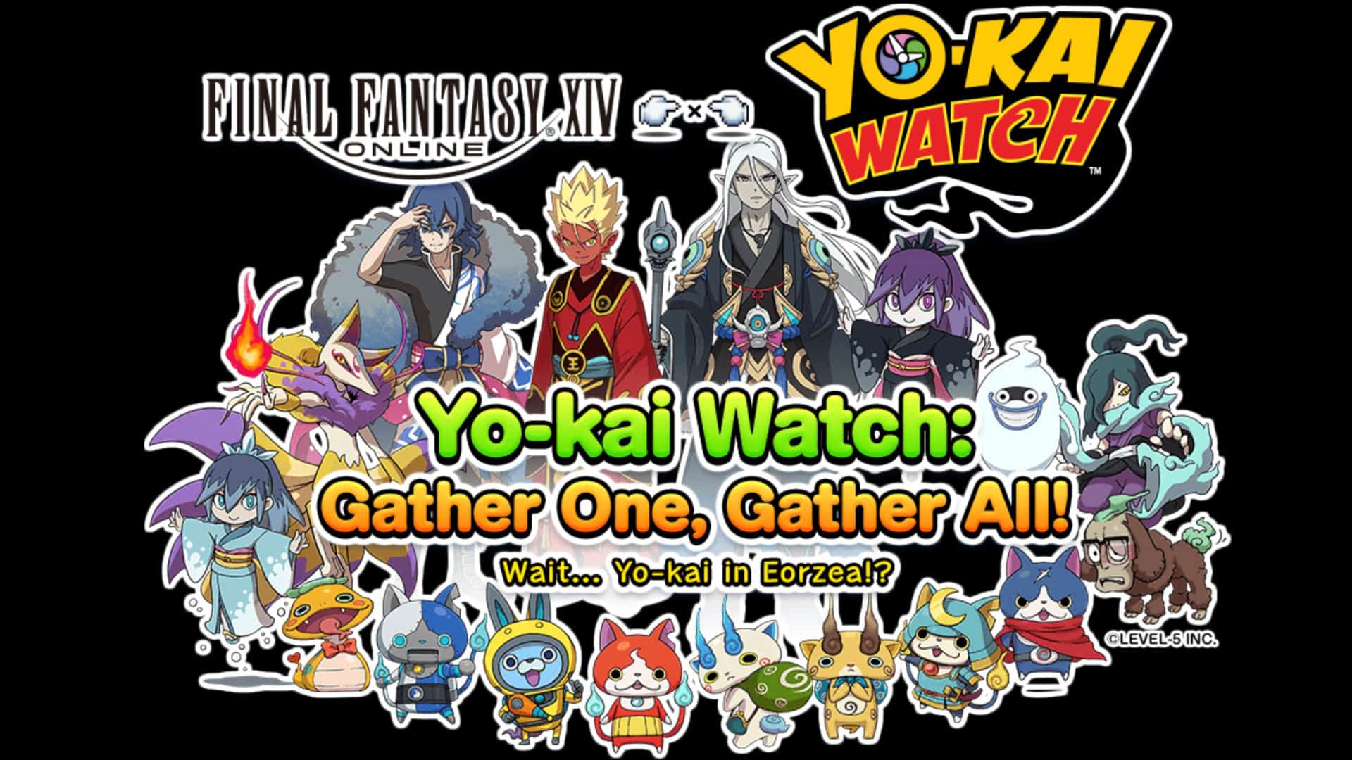 Final Fantasy 14 YO-KAI WATCH art