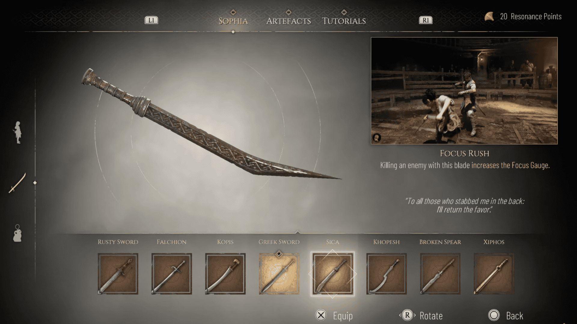Sica Resonance: A Plague Tale Legacy