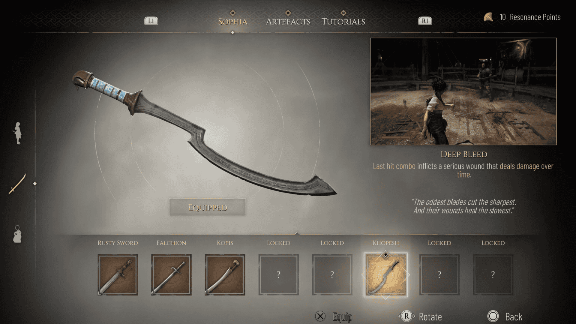 Khopesh Resonance: A Plague Tale Legacy