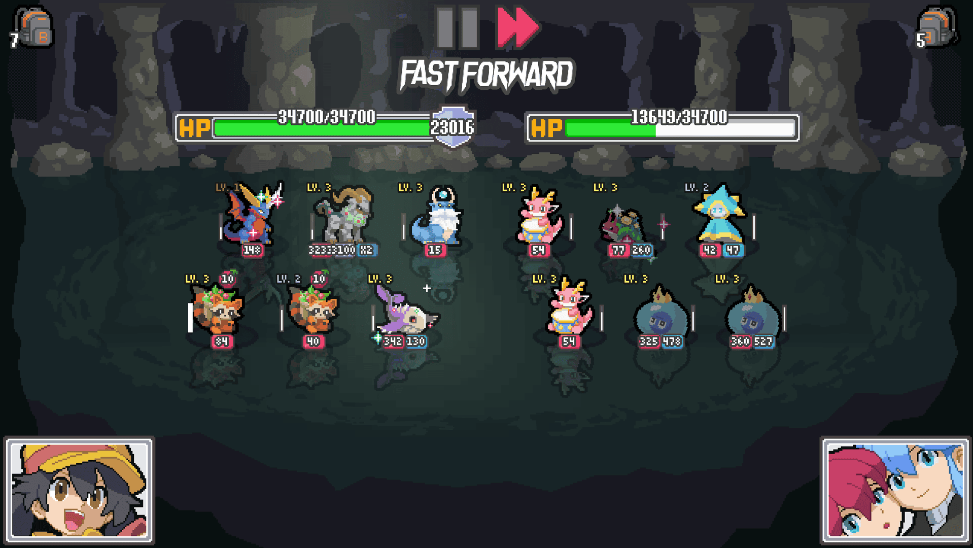 Batomon fighting