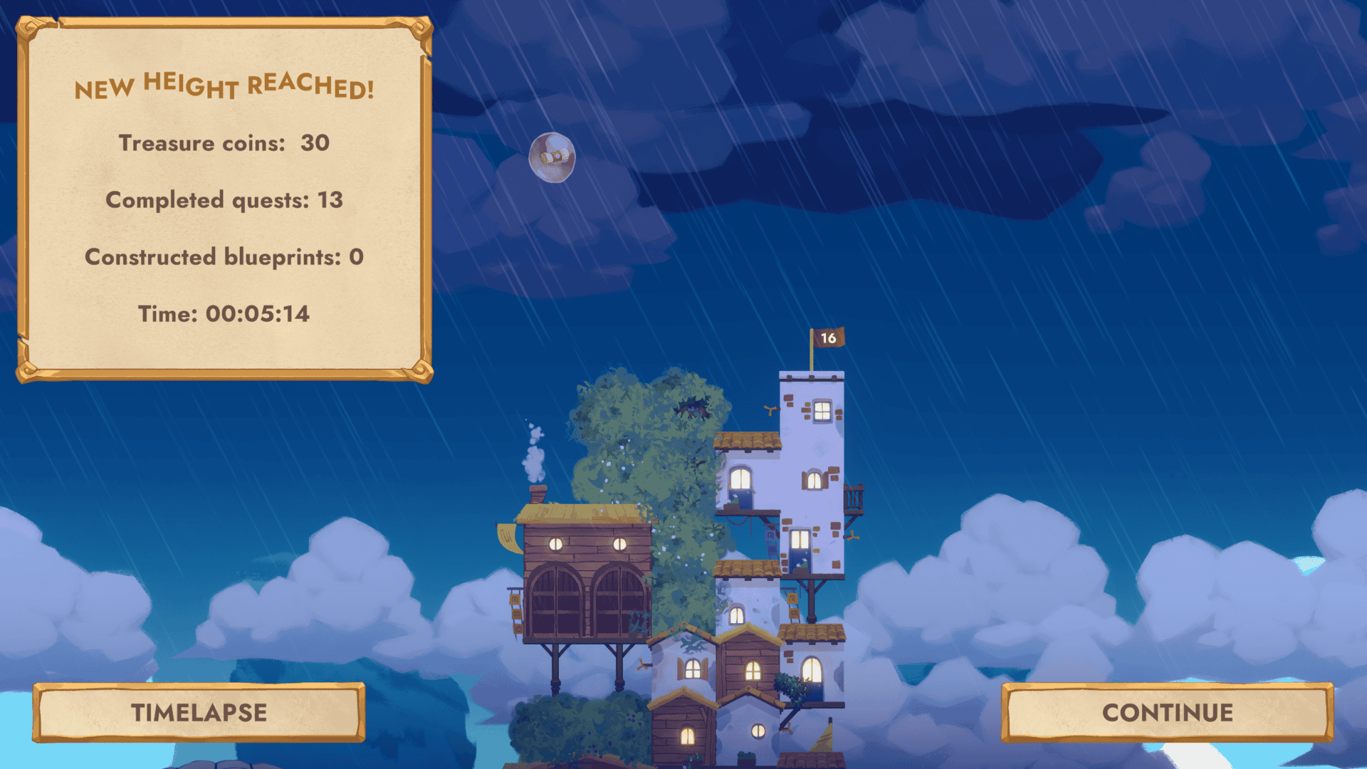 First run ending screenshot