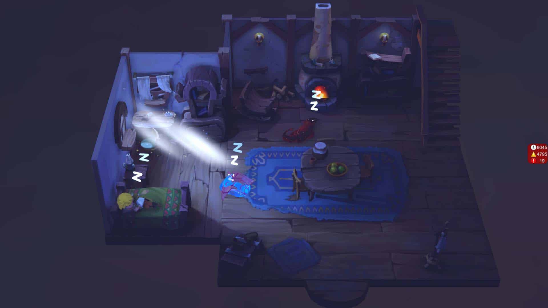 Sleeping with two dragons in Dragon Shelter.