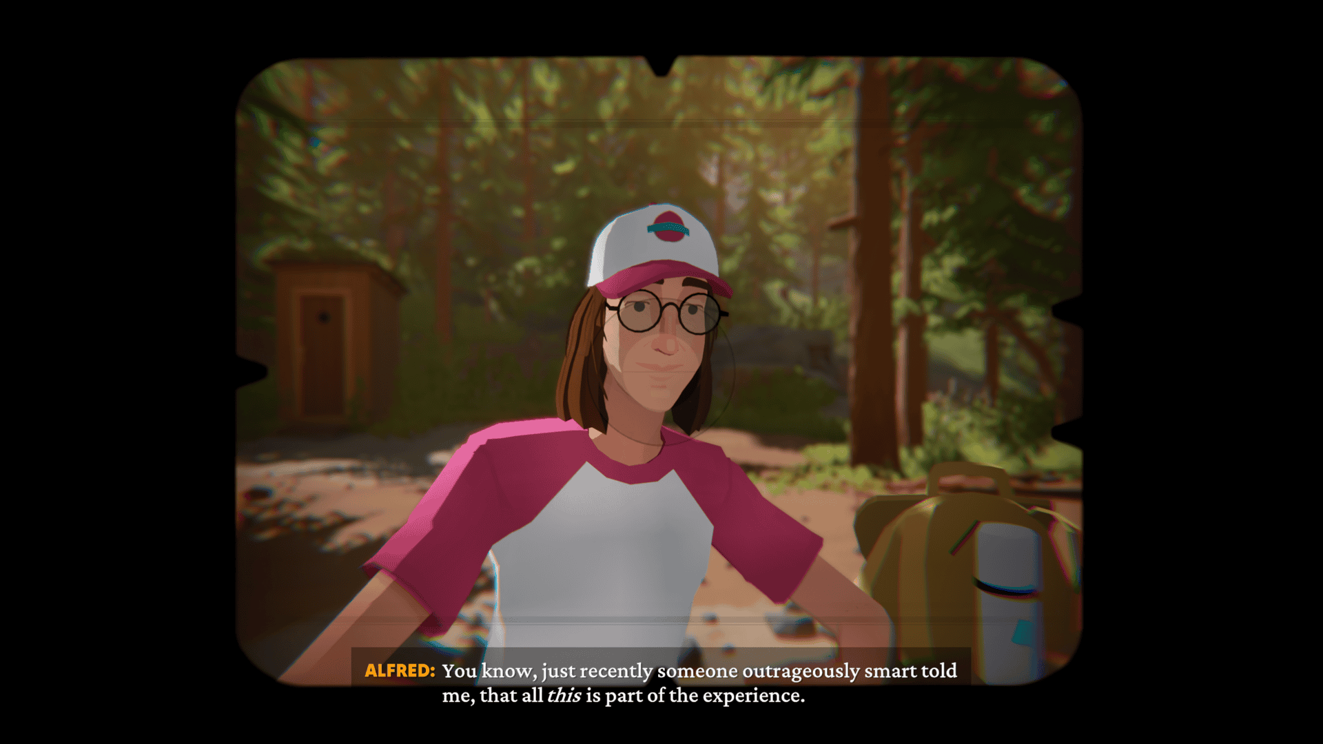 Forever Ago woods scene screenshot