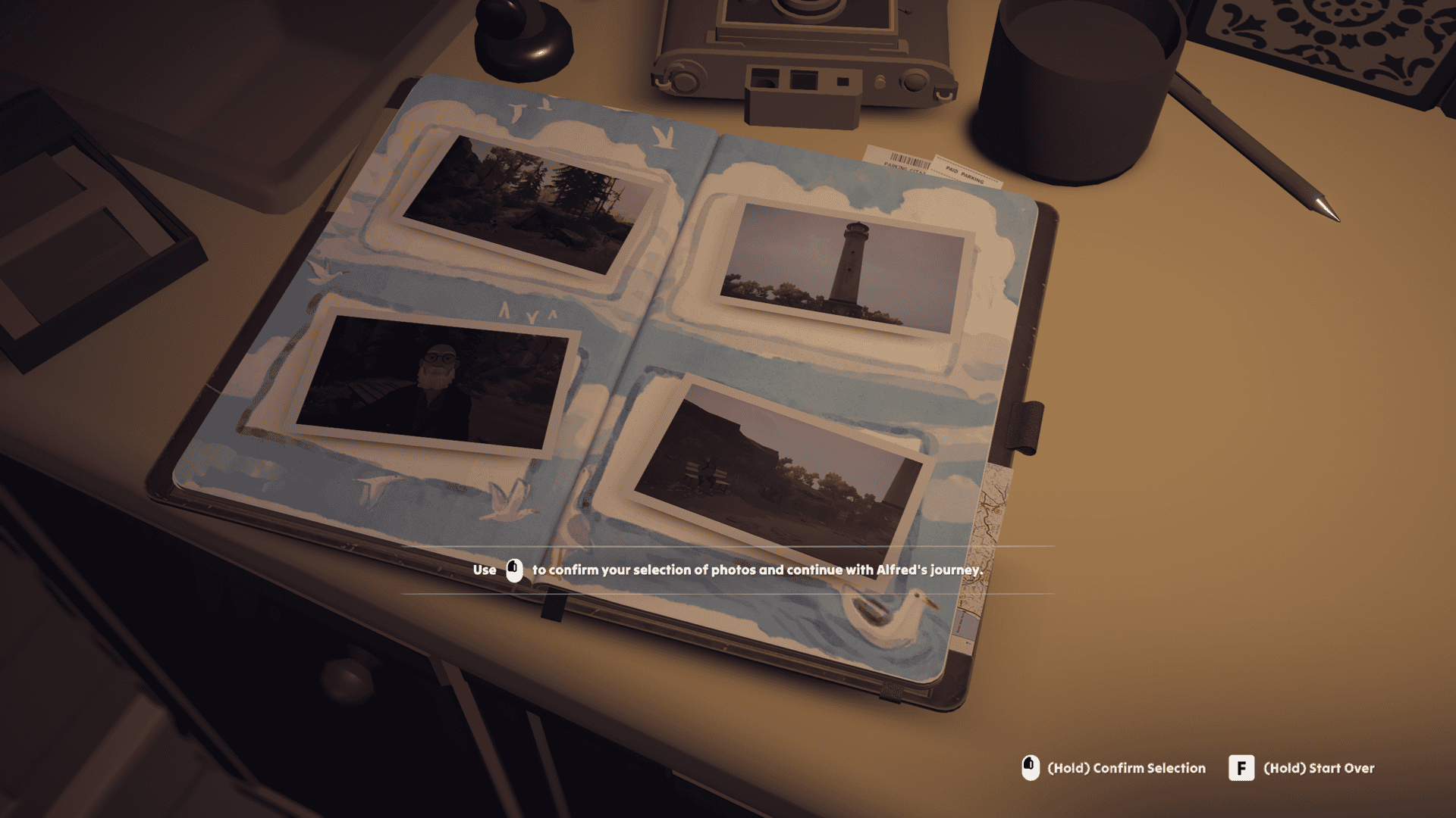 Forever Ago journal screenshot
