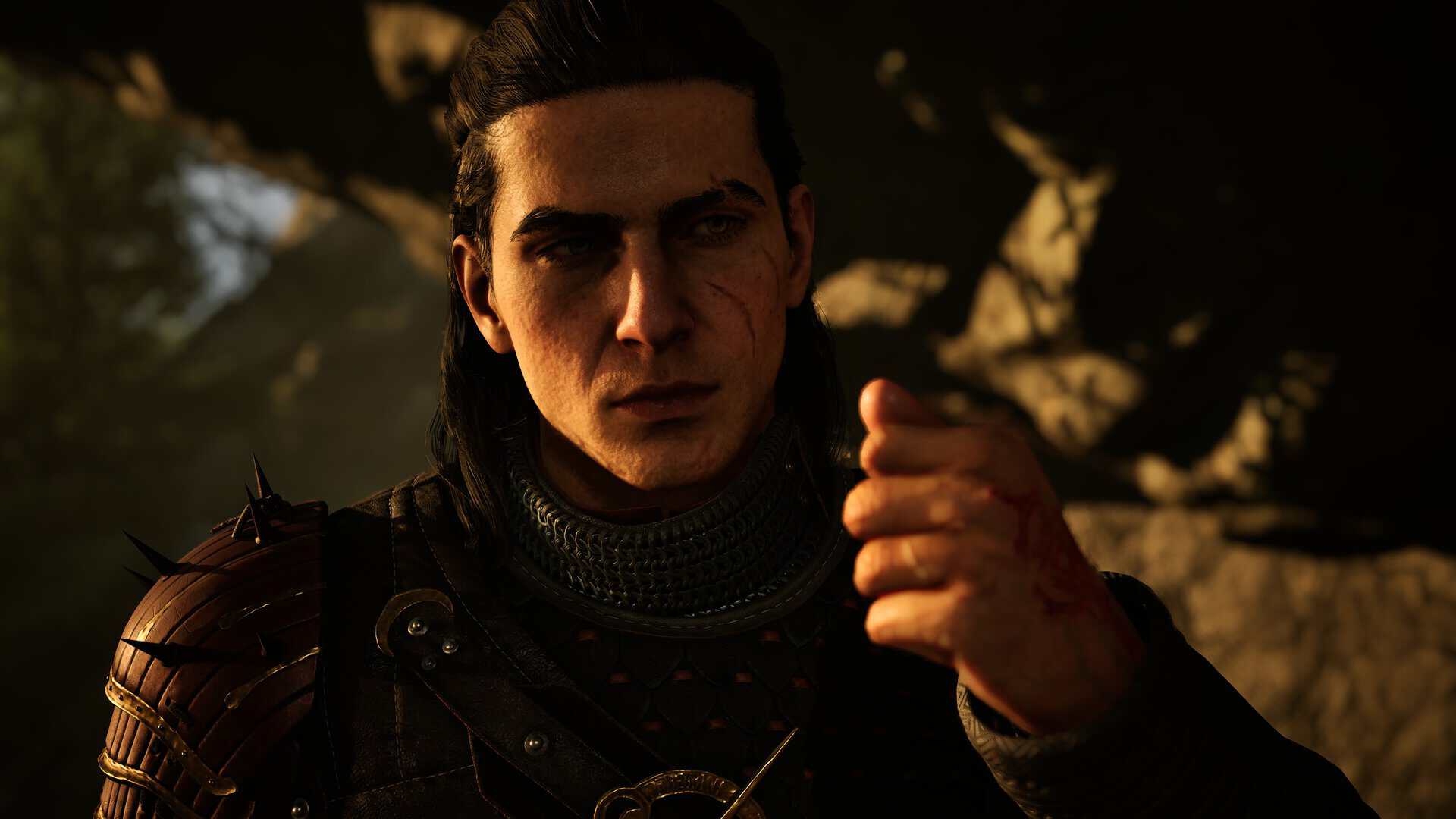A screenshot of Coen in The Blood of Dawnwalker.