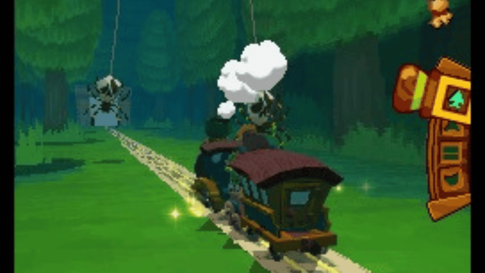 screenshot from Legend of Zelda Spirit Tracks on the DS