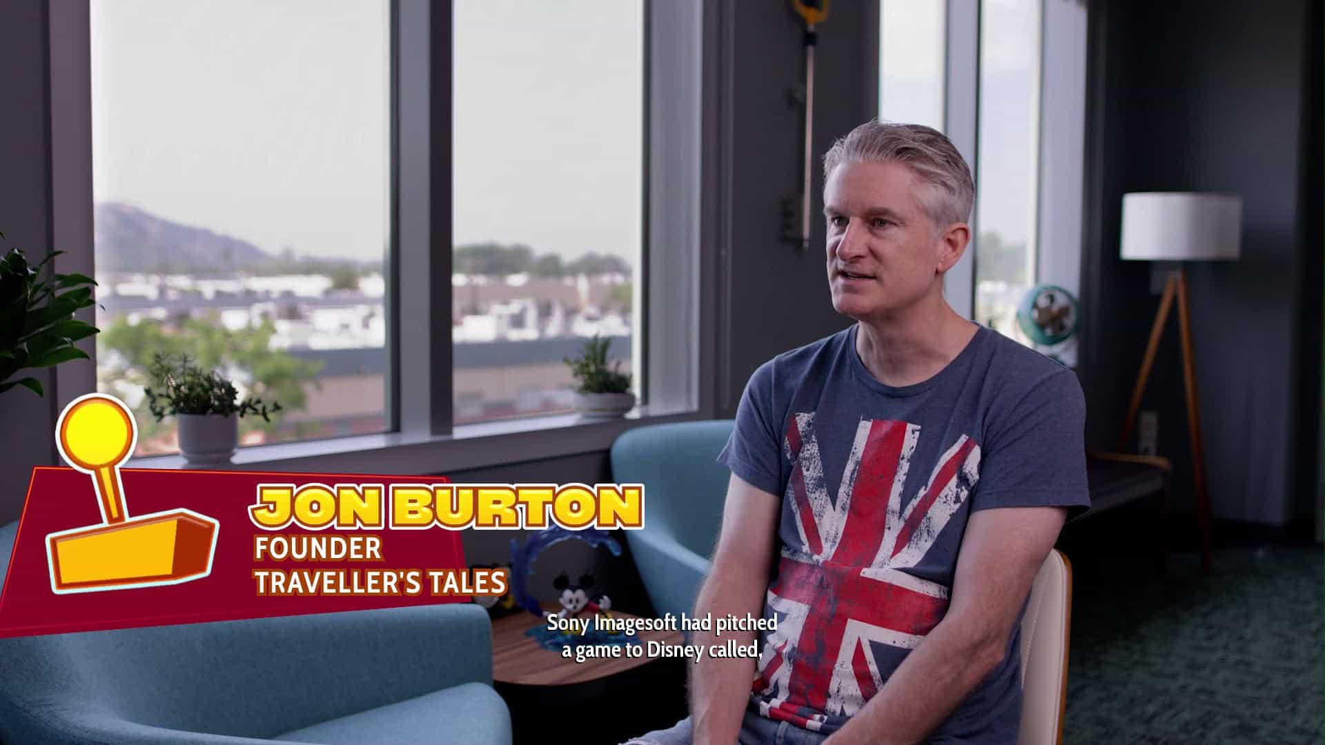 Jon Burton, the founder of Traveller's Tales