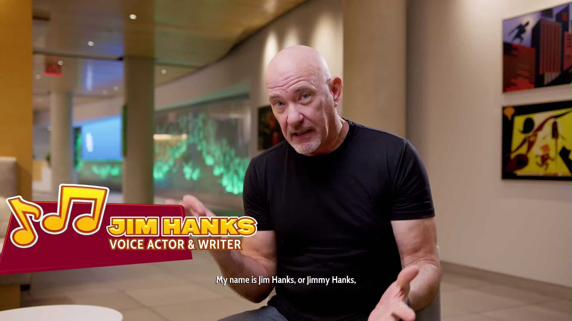 Jim Hanks introducing himself