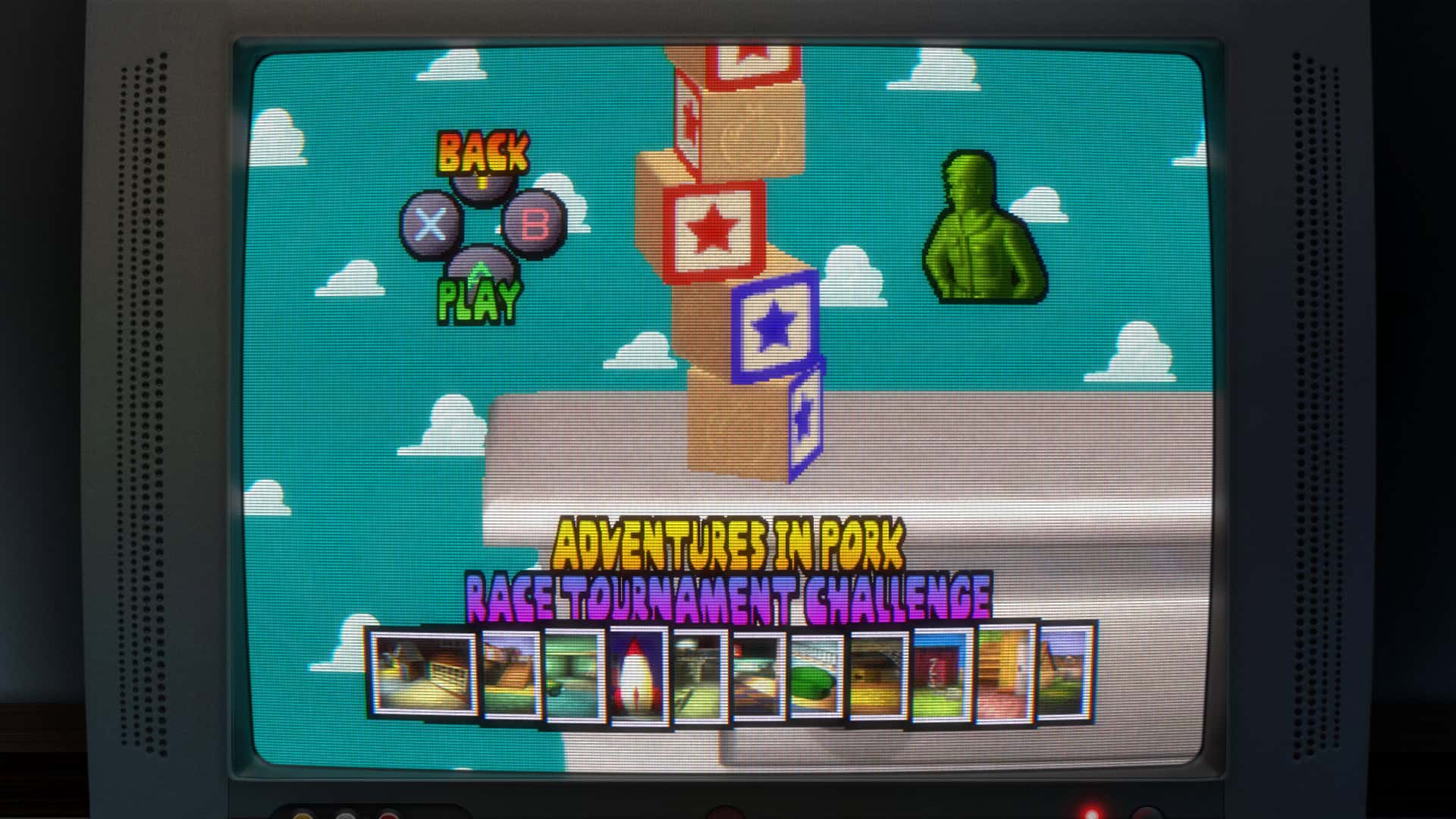 A challenge consisting of 11 races in Toy Story Racer in Toy Story: Retro Roundup!