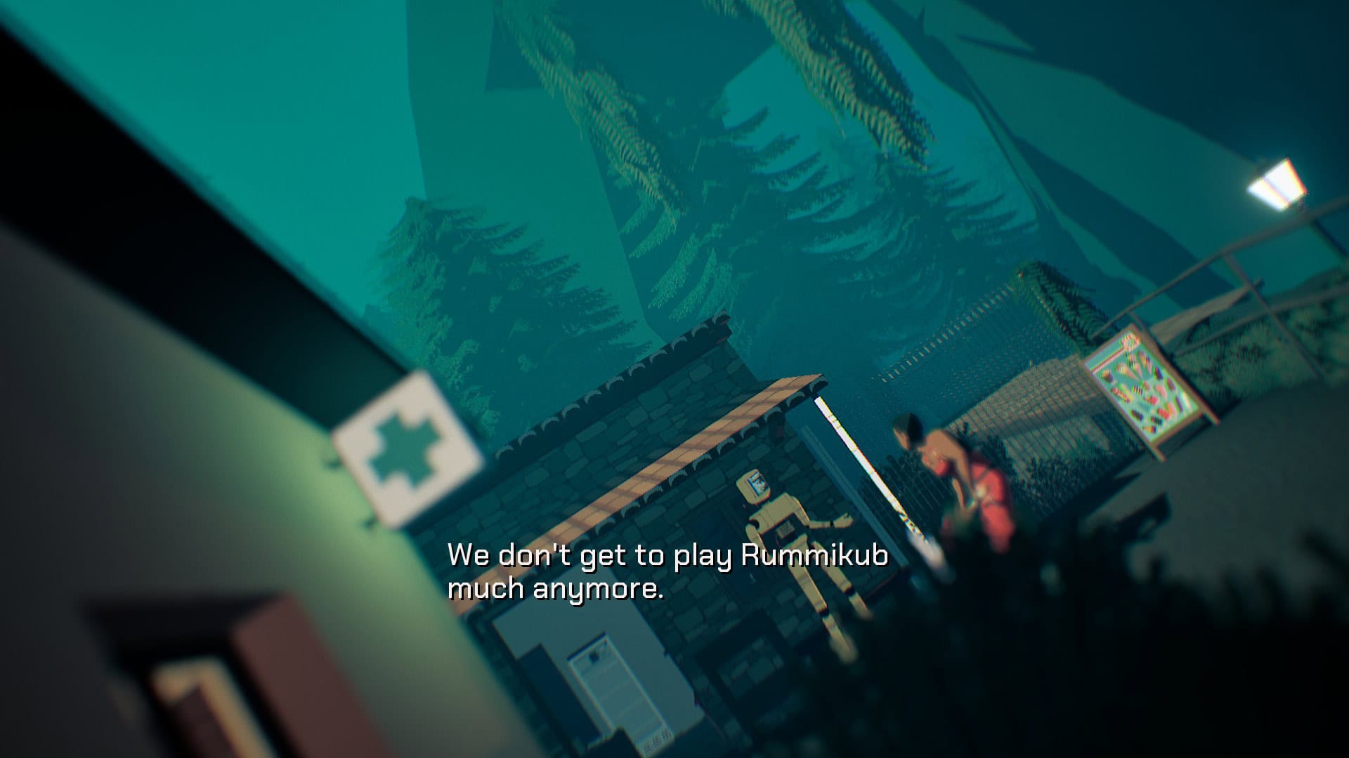 A robot talking about how they don't get to play Rummikub much anymore