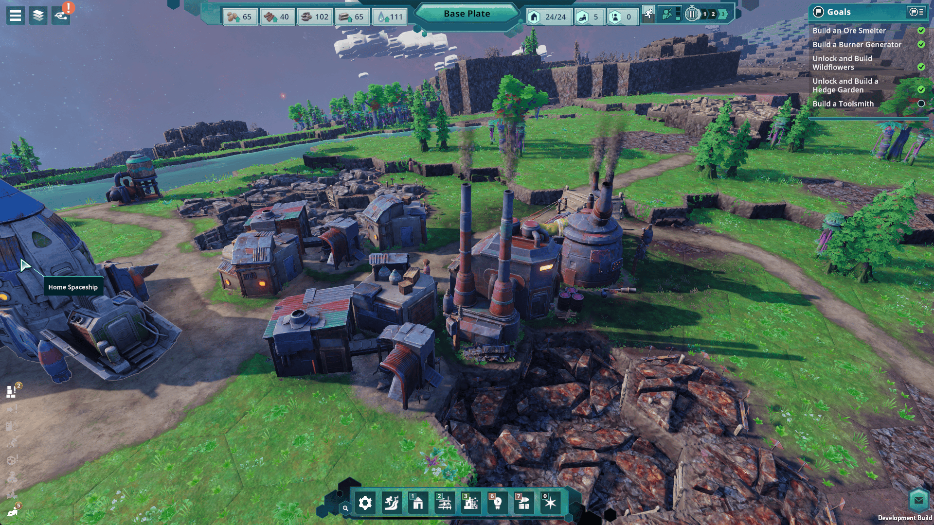 A smelter on Kewa's main plate.