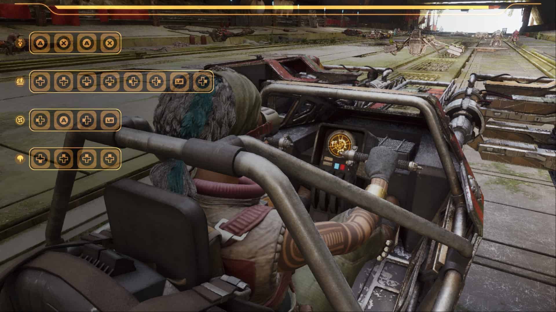 Star Wars Galactic Racer start minigame