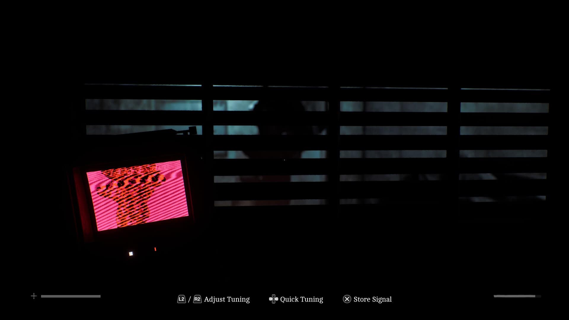 A screenshot of hiding in a locker in Silent Hill: Townfall.