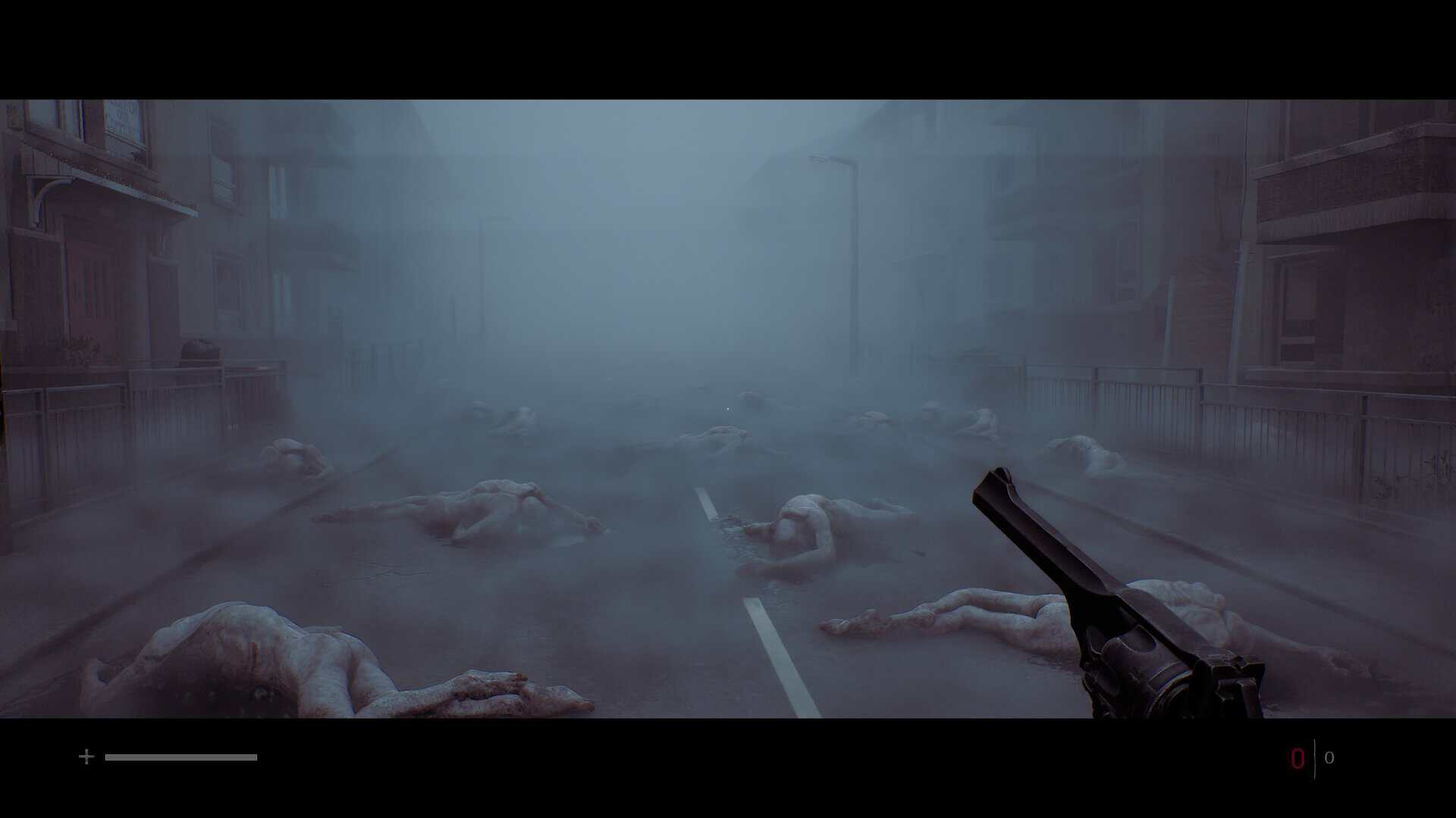 A screenshot of The Fallen enemy type in Silent Hill: Townfall