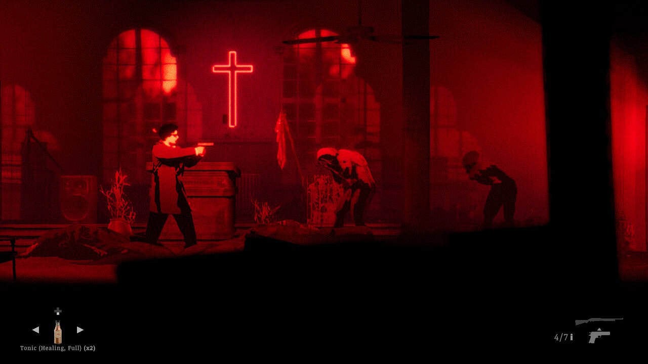 A screenshot of a combat encounter in Silver Pines.