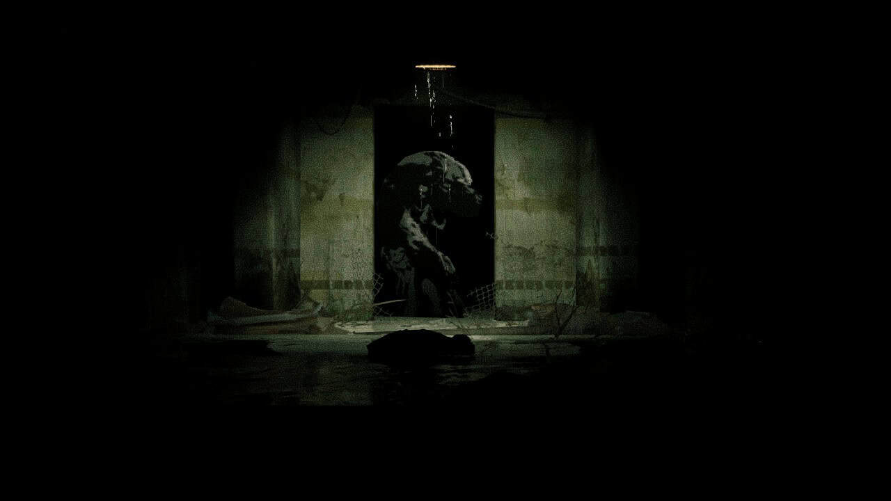 A screenshot of a boss entrance in Silver Pines.