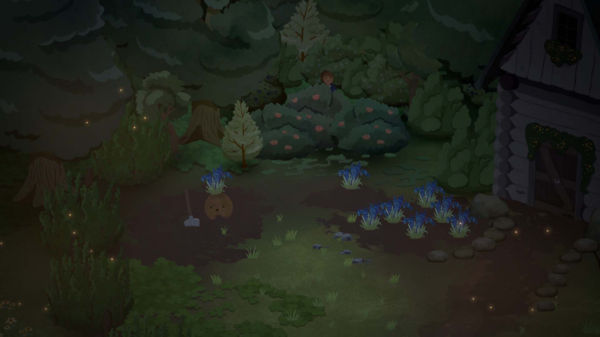A garden plant eating tools in Songs of Glimmerwick.