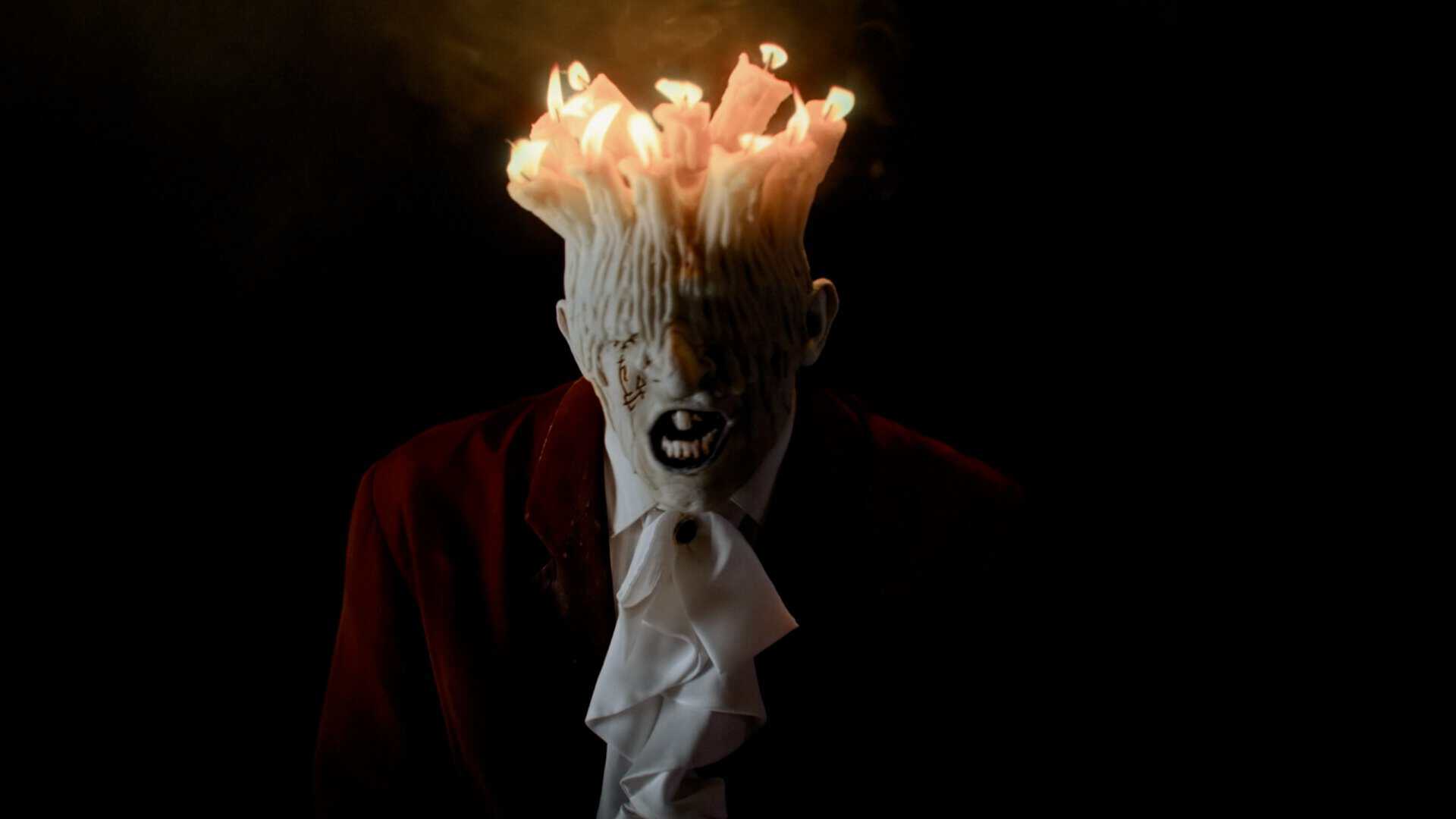 A screenshot of the Candlehead boss in Tenebris Somnia