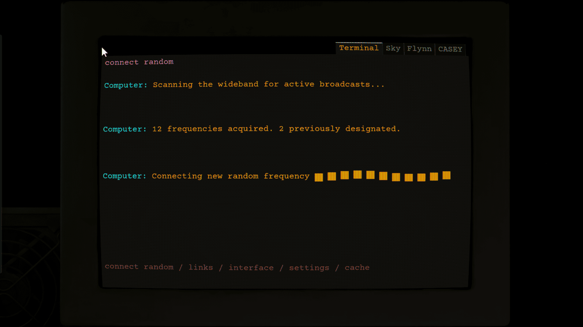 connection screenshot